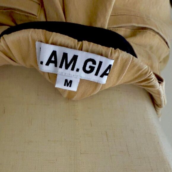 I.AM.GIA Harper Cargo Shorts – Tan, Size M - Picture 5 of 5